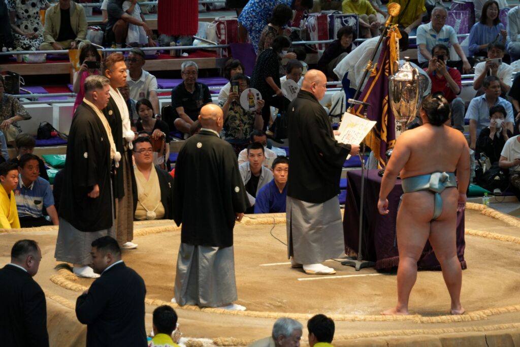 Kotoshoho wins the 2025 Nagoya Grand Sumo Tournament